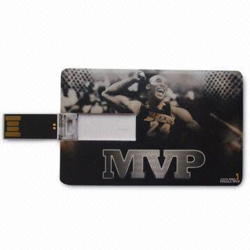 Memoria USB retractable AT-045C de la tarjeta de crédito
