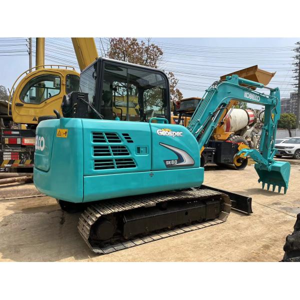 Used Kobelco SK60 Excavator Digger in Excellent Condition for Pipeline Construction