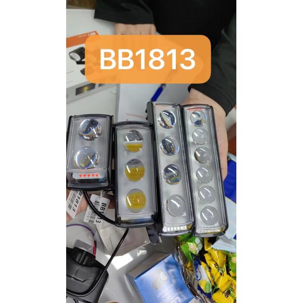 Metal Plastic 2 LED White Yellow Dual Color RGB Projector Fog Light