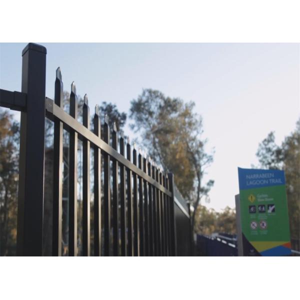 Spear Top Steel Fence / Security Fence / Garrison Fence