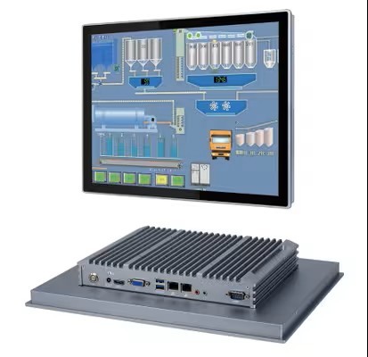 Fanless 15 Inch Industrial Monitor 350 Cd/M2 IP65 Industrial Monitor