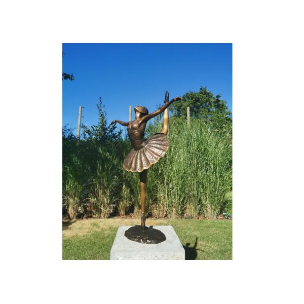 Decoration Garden Art Bronze Antique Ballerina Sculpture