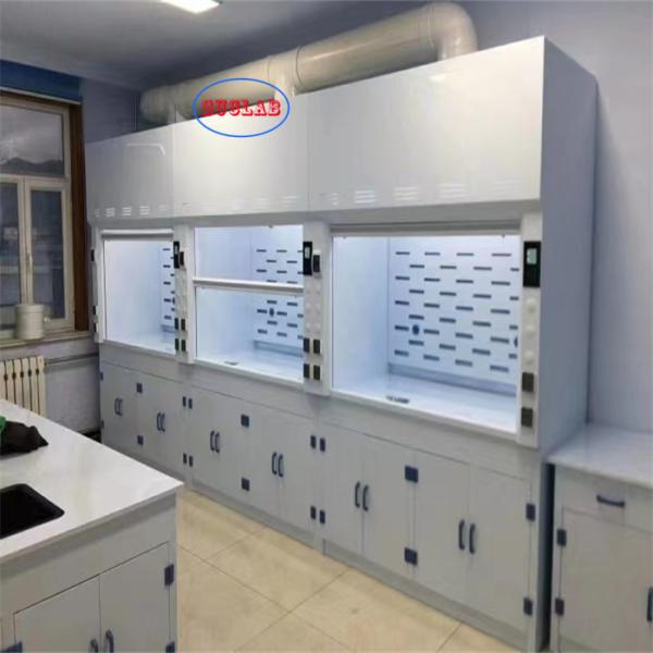 Optimize Workplace Safety with our High-Powered Chemical Fume Hood Lab PP Fume Hood with Scrubber