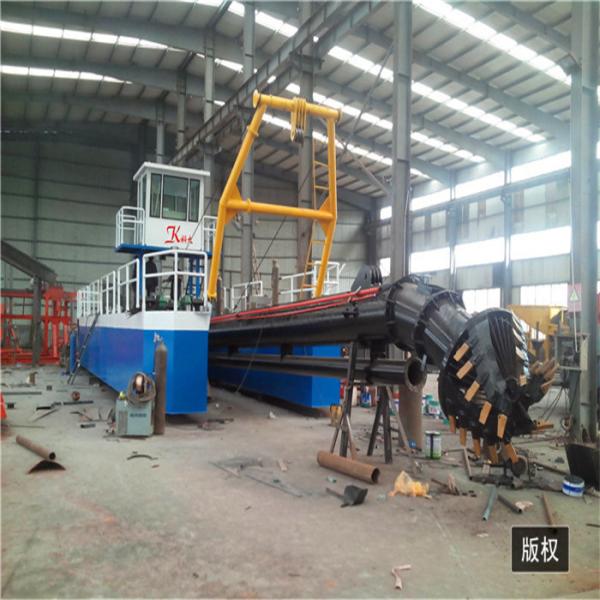 4500m3 Mixture Flow Mud Cutter Suction Dredger With Cummis Engine Rock Teeth