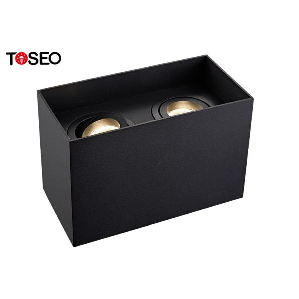 Голова Downlight регулируемого квадрата двойная, поверхностные установленные штуцеры света СИД