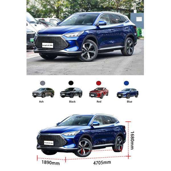 Маленькие гибридные автомобили подержанные транспортные средства внедорожники Электрические BYD Song Plus