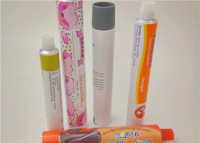 Colorful Squeeze Aluminum Cosmetic Tubes For Hand Cream / Face Ointment