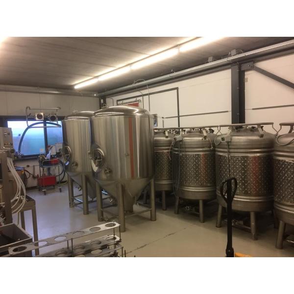 Europe compliance 1000L side manhole fermentation tanks din32 food grade