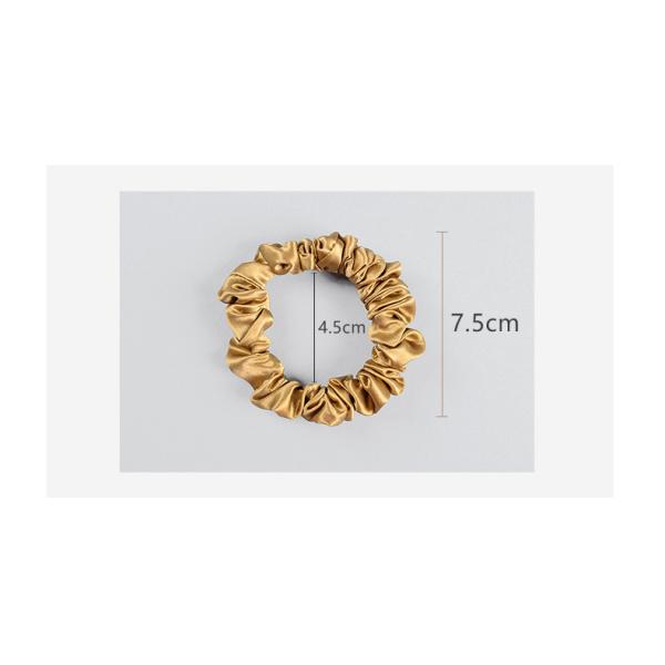 Silk Scrunchies For Hair 100% Mulberry Silk Ties For Curly Hair Scrunchies Prevent Breakage