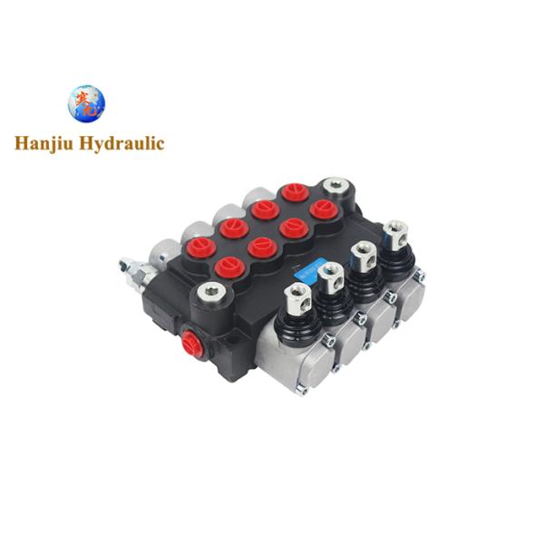 40 liter monoblock control valve, 4P40 , four spools , G 1/2