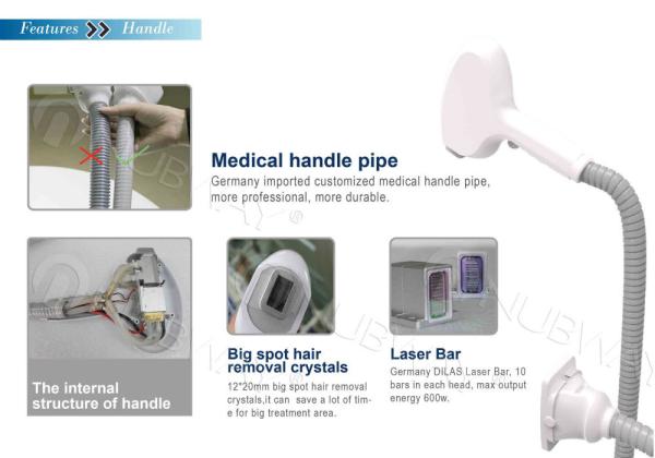 2019 hottest New design diode laser hair removal machine / 808nm laser diode machine / ice laser hair removal machine