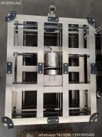 Plateforme de banc électronique numérique industriel haute précision étanche en inox Échelle 600x800cm 500kg