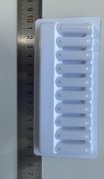 Pharmaceutical Ampoule Tray PET Material 1ml 10 Pack Glass Needle Fixed Tray Wholesale