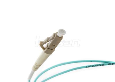 Cabo de remendo Singlemode da fibra ótica OS2 com tipo trança do LC do conector LSZH
