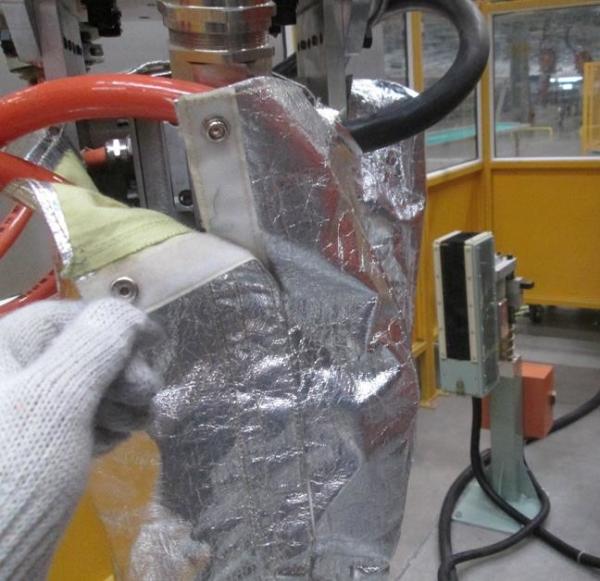 Protective Robotic Cover High Temperature Resistant Flame Retardant