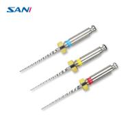 os arquivos dentais giratórios de 2.0N/Cm Niti caçoam o arquivo para o tratamento de canal de raiz 3pcs/Pack