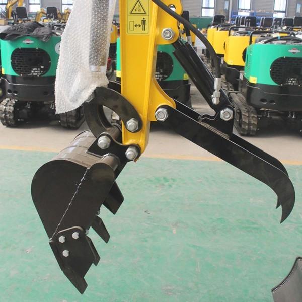 EURO 5  One Ton Mini Excavator CE Small Excavation Equipment Tailless Slewing