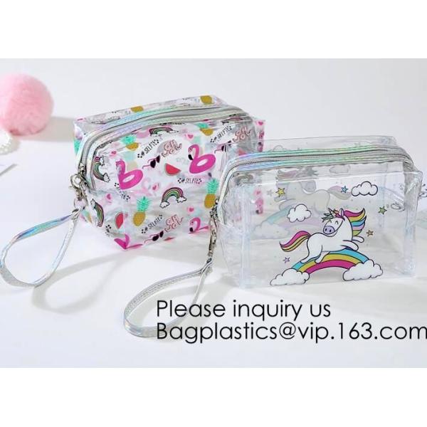 Promotional Pu make up cosmetic bag sequin pvc zipper pouch,make up bag pouch,Organizer Pouches Tote Bag for Women