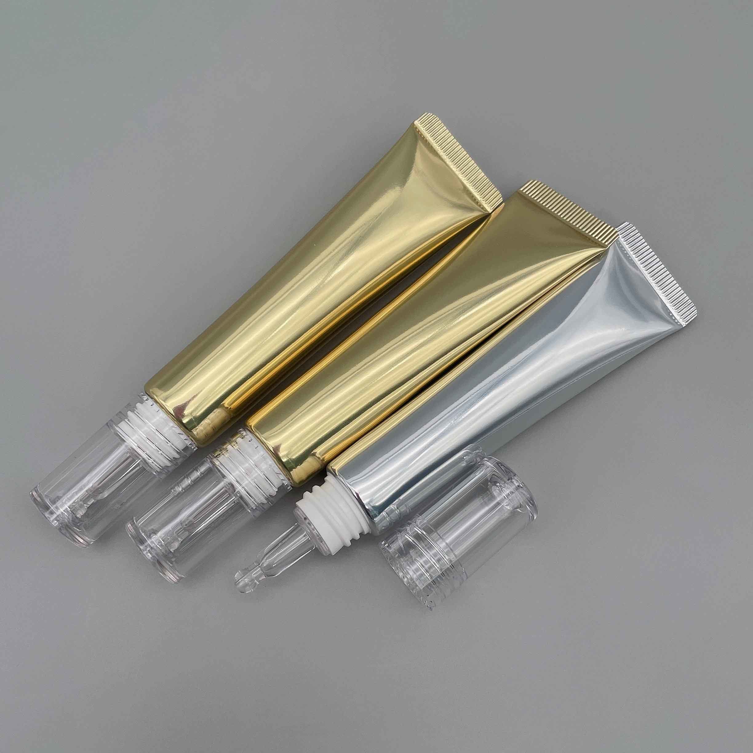 PE 30ml Cosmetic Applicator Tube Flat Measuring 97mm Length Packaging Option for