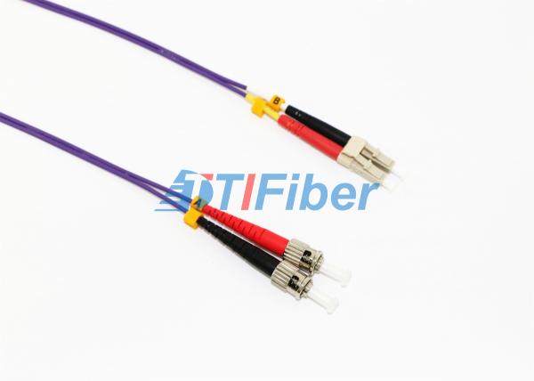ST UPC Fiber Optic Patch Cord OM2 62.5 With ROHS Optical Cable Fiber Optic Jumper