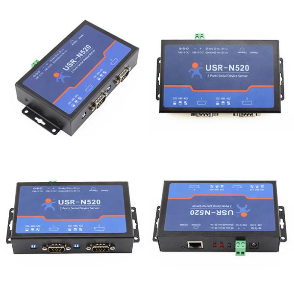 [USR-N520]  2 -Serial Port Ethernet converter,  Modbus gateway RS232 RS485 RS422 to TCP/IP converter