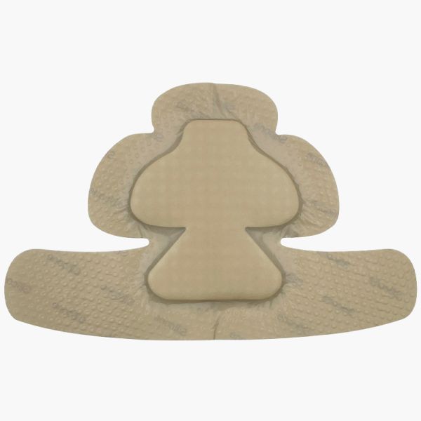 Large Waterproof Silicone Wound Dressing With Gentle Border For Bed Sore Leg Ulcer