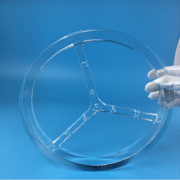 注文の高精度CNCは水晶構造部品を機械で造った