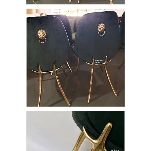 Sofa Decoration Stick QQ Gold Hardware Accessories Decoration Buckle lion Head Furniture Handle