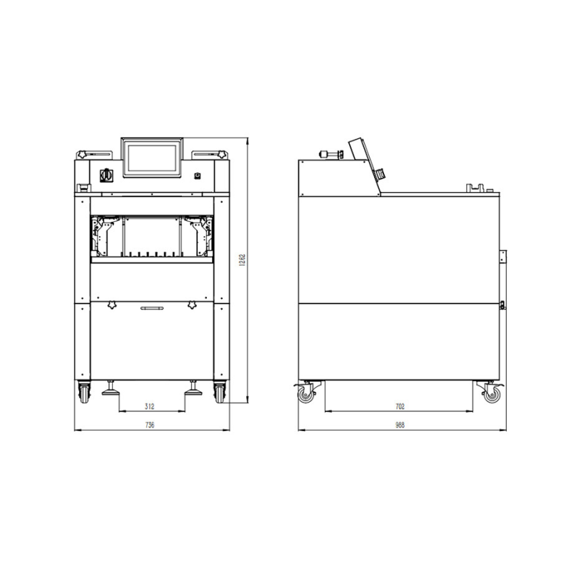 Electric Automatic PLC-Controlled Plastic Wrap Packaging Machine for Food and Commodity Sealing