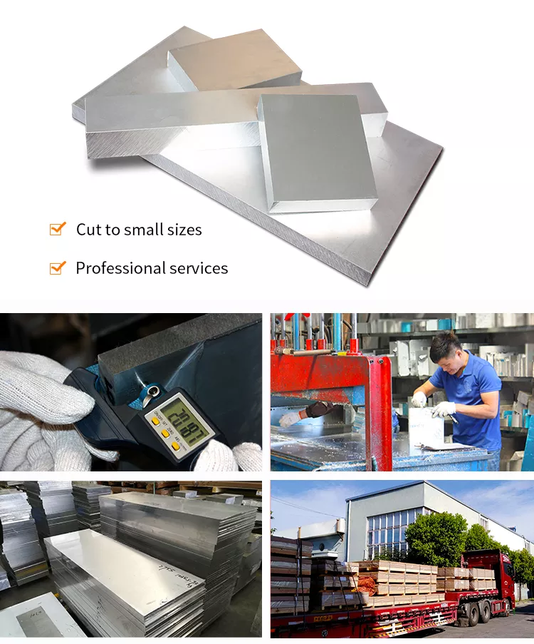 Mill Finished Aluminum Sheet Plate Metal Material for Industrial Fabrication and Heavy Duty Structural Uses
