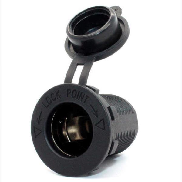 Two Pins Car Cigarette Lighter Power Outlet Waterproof 12-24v Cigarette Lighter Socket