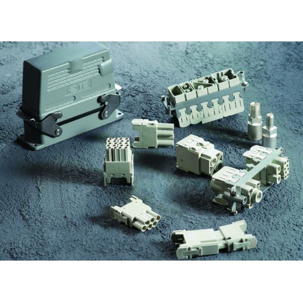 Robust modular heavy duty connectors TE Connectivity T3165210101-000 suitable for demanding industrial