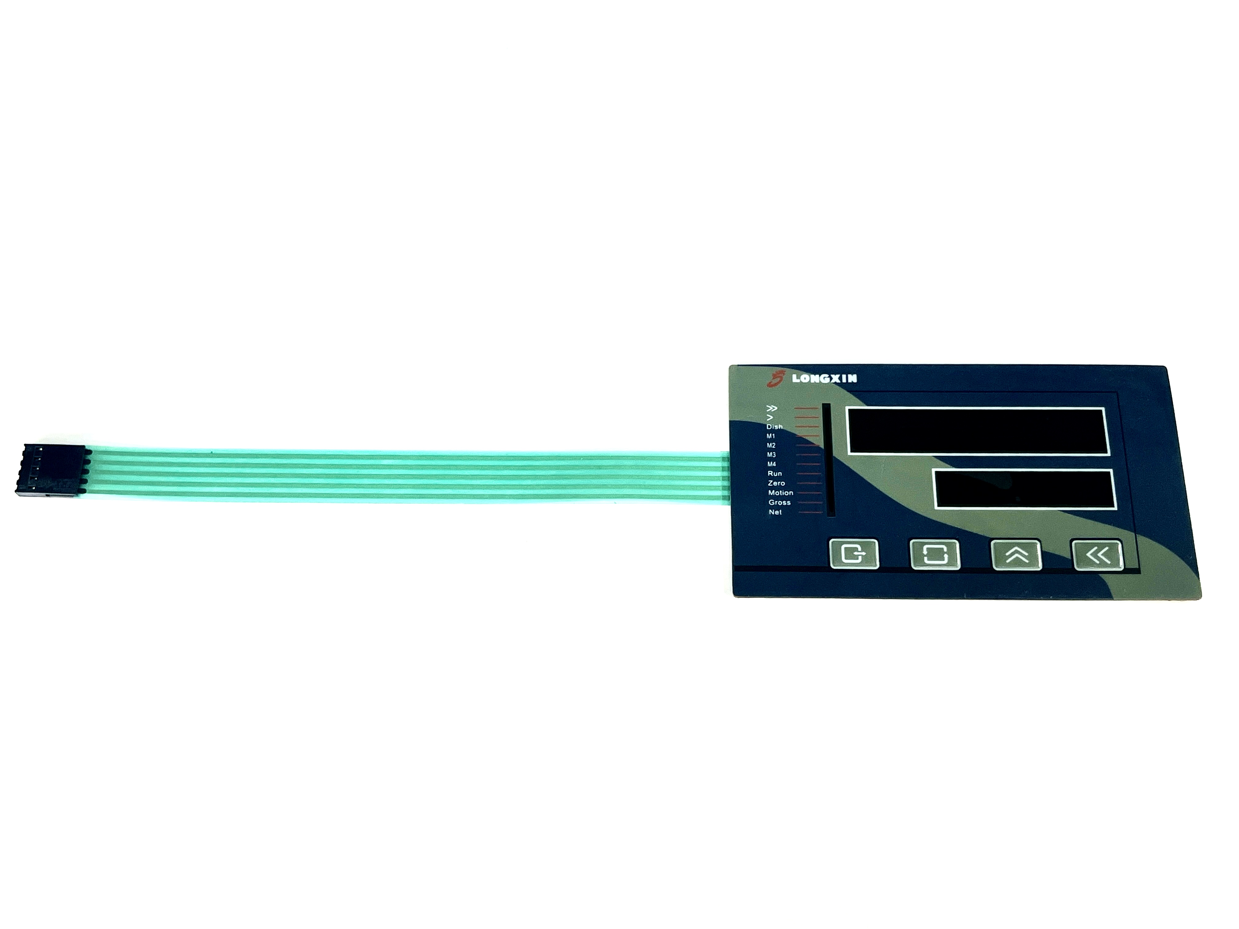 Задние окрашенные LCD окна Полиэстерная мембрана клавиатурный переключатель с клеевым слоем