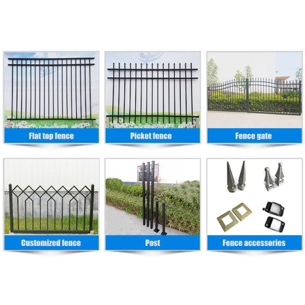 Aluminum Garrison Fence Panels