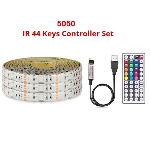 5В USB 5050 самоклеящаяся светодиодная лента RGB 5000 мм адресной светодиодной ленты