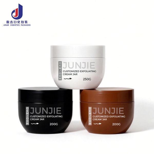 Plastic Cosmetic Jars Ideal For Cosmetic Containers Body Scrub Creams Face Lotions And Skincare Packaging With Sturdy Wide Bowl Lids