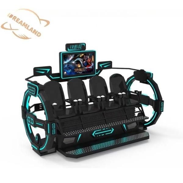 Le parc de réalité virtuelle Dreamland VR 4 joueurs VR montagnes russes 9D VR fauteuil cinéma à vendre