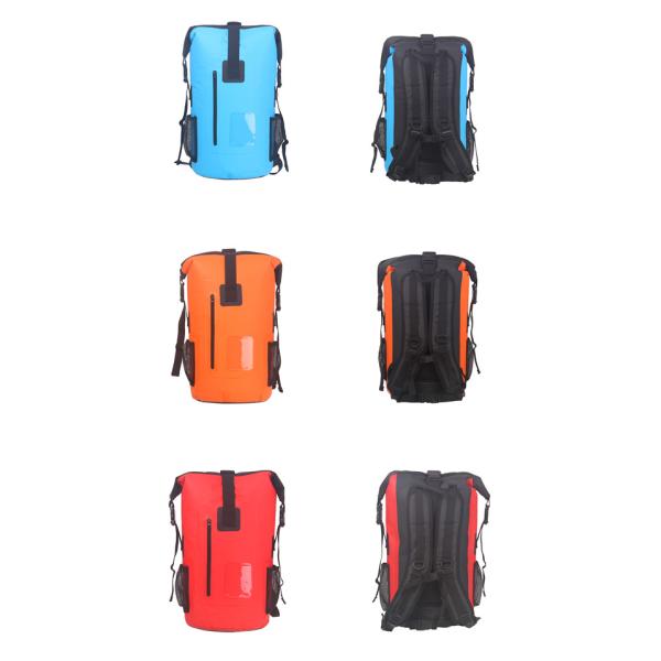 Adult Waterproof Roll Top Backpack For Boating , Waterproof Surf Backpack