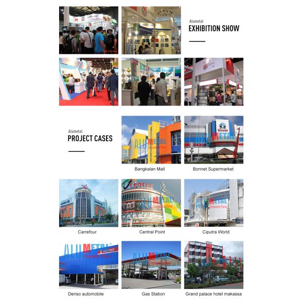 панели сота 25mm покрытие плакирования алюминиевой составное 1250mm анодированное