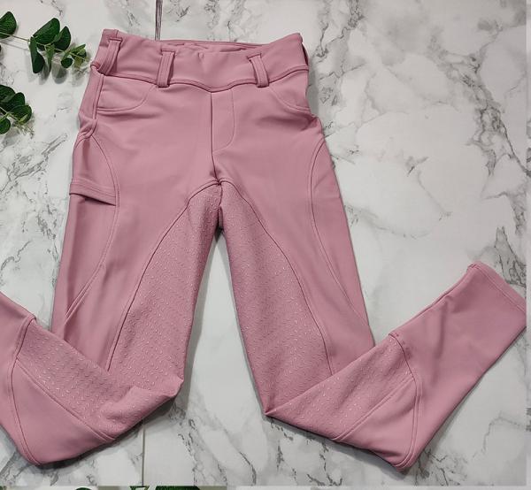 100cm - a equitação de quatro vias cor-de-rosa do estiramento de 175cm arfa caneleiras para crianças
