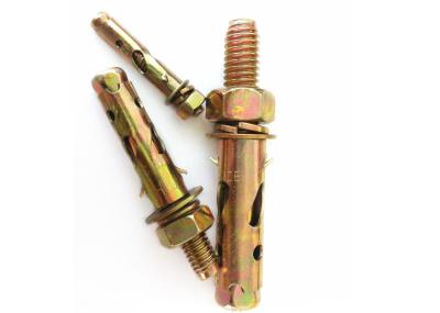 Grade 4.8 Anti Skid Shark Fin Expansion Anchor Carbon Steel Yellow Zinc Fasteners