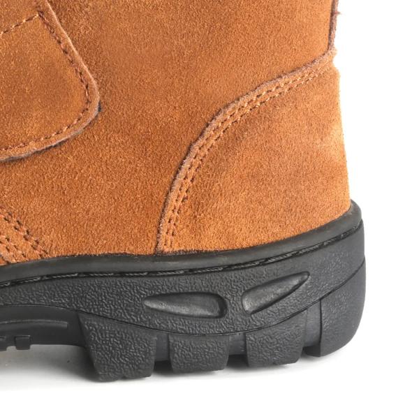 Unisex zapatos de seguridad de soldadura hombres botas de soldadura de pie de acero amarillo
