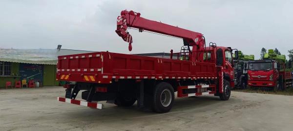 Durable 2-ton, 3-ton, 3.2-ton Flexible 4-ton, 5-ton Hydraulic Lifting Mobile Telescopic Arm Truck Mounted Crane