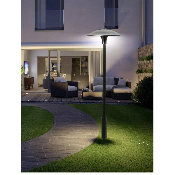 50w Luminaire Outdoor Post Top Pole Light For Streets Driveway Lights