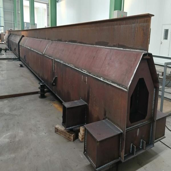 Q235B Q355B Fabrication en acier lourd pour poutre de boîte, grue à contreplaqué, grue de pont