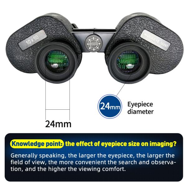 Military Compact HD Waterproof Binoculars Telescope For Adults Bird Watching Travel