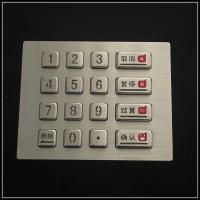 Teclado numérico numérico do metal de aço inoxidável impermeável para o serviço do auto/máquina de lavar do carro