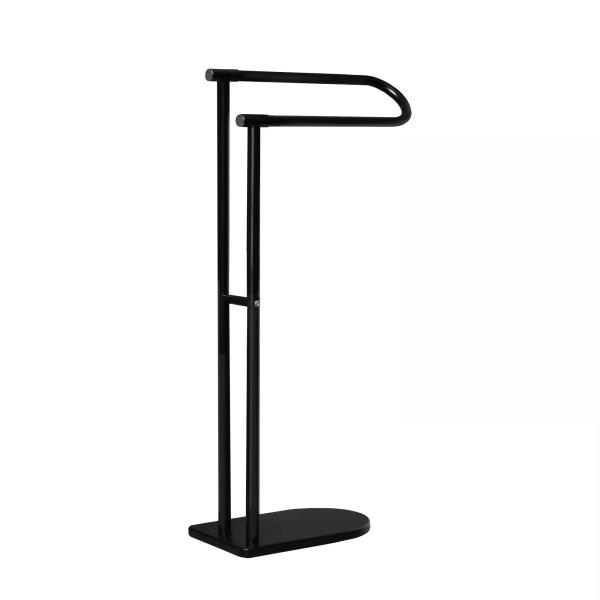 Standing Household Bathroom Metal FOLDABLE Compact Freestanding Hand Towel Holder