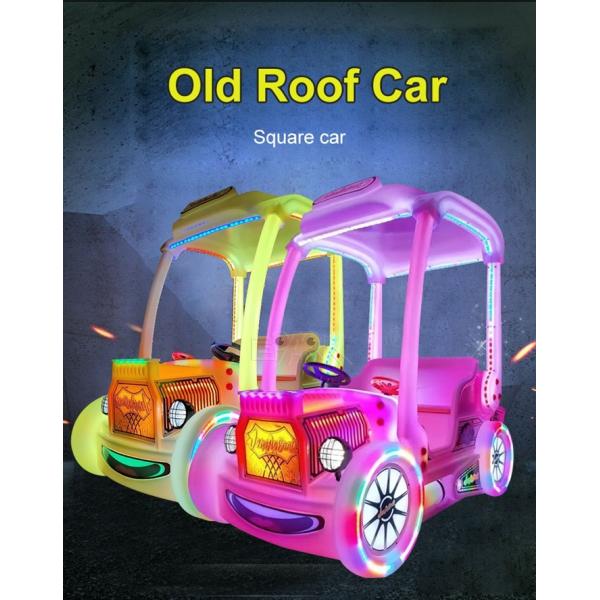Electronic Old Roof Kids Bumper Car Riding Game Rain Proof