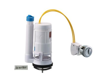Flush Valve Double Cable Control With Chrome Plated Push Button For 1 PC Toilet Dual Flush From Xiamen China